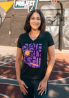 Women's Relaxed V-Neck WADC Giovannie | Black
