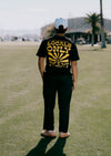 Men’s Crew Neck “Locals Only” | Black & Yellow