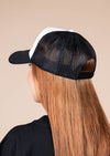 Frame Foam Trucker Hat Por La Familia | White & Black