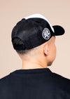 Frame Foam Trucker Hat Por La Familia | White & Black