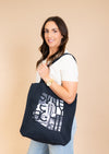 Tote Bag Fading Saguaro | Navy - State Forty Eight