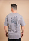 Men's Crew Neck Stone Wash Where The Sun Shines | Grey Stone - State Forty Eight