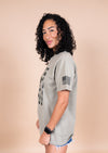 Women's Crew Neck Military Classic | Eucalyptus