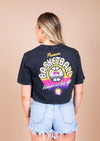 Women's Heavy Crop Top Hoopin' In The 48 | Stone Wash