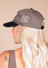 Snapback Hat SFEF Support Local | Walnut & Black