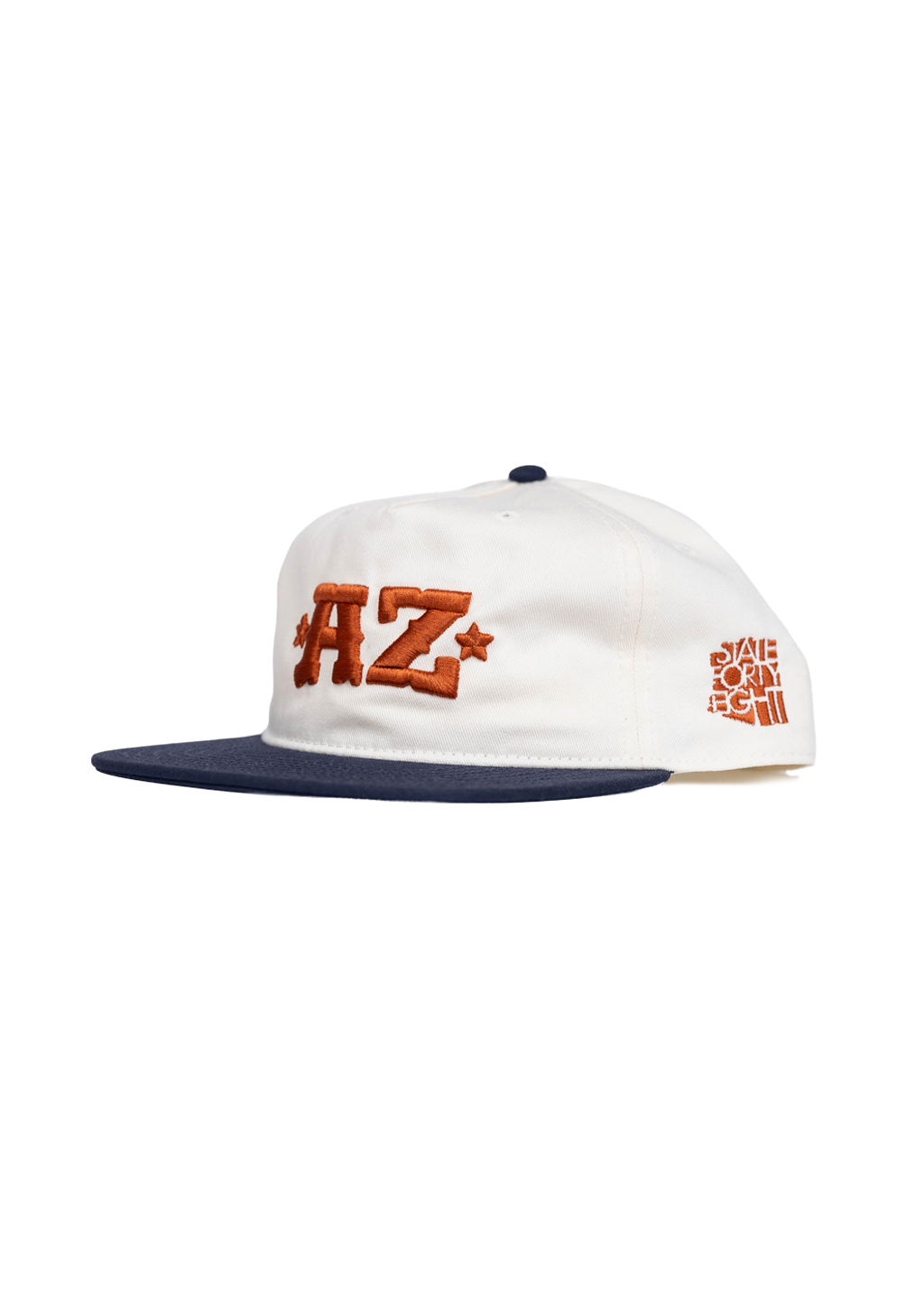 Snapback Hat Western AZ | Natural & Midnight | State Forty Eight