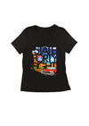 Women's V-Neck WADC May | Black - State Forty Eight