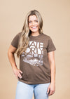Women's Crew Neck Desert Dissolve | Walnut - State Forty Eight
