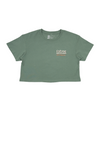 Women's Crop Top Explore Arizona | Sage