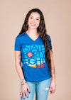 Women’s Relaxed V-Neck Phoenix Children’s Hospital | Royal Blue