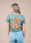 Women's Crop Top Explore Arizona | Sage