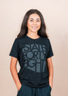Youth Crew Neck Classic | Black & Black - State Forty Eight