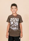 Youth Crew Neck Desert Dissolve | Walnut - State Forty Eight