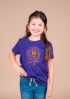 Youth Crew Neck Hot Mess | Purple & Orange