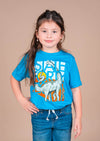 Youth Crew Neck Sonorasaurus | Turquoise