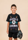 Youth Heavy Crew 2001 World Champs | Faded Black - State Forty Eight
