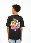 Youth Heavy Crew Neck Hoopin' In The 48 | Faded Black