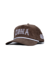 Snapback Rope Hat | Walnut & White  - State Forty Eight