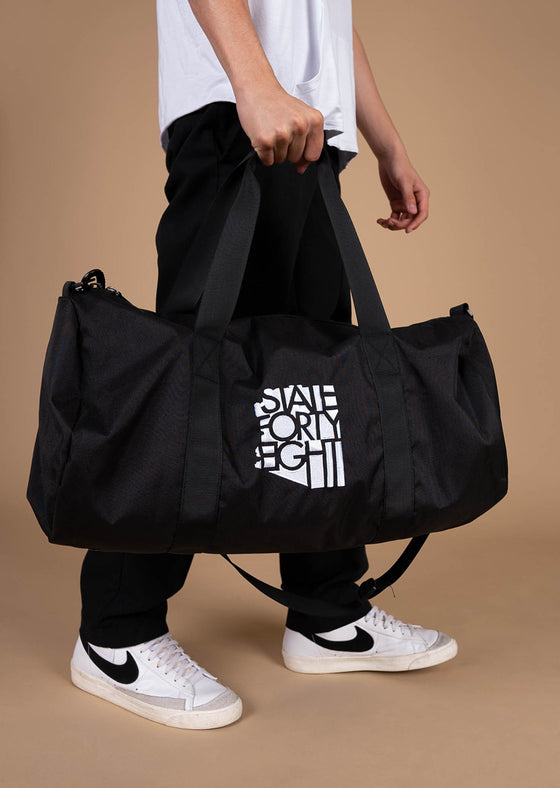 Duffle Bag Classic Black White